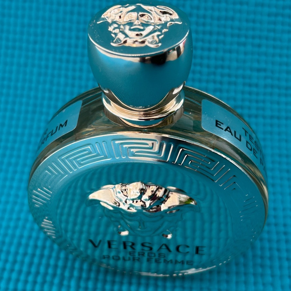 BUY NOW!!! New Versace Eros Pour Femme Silver Bottle.